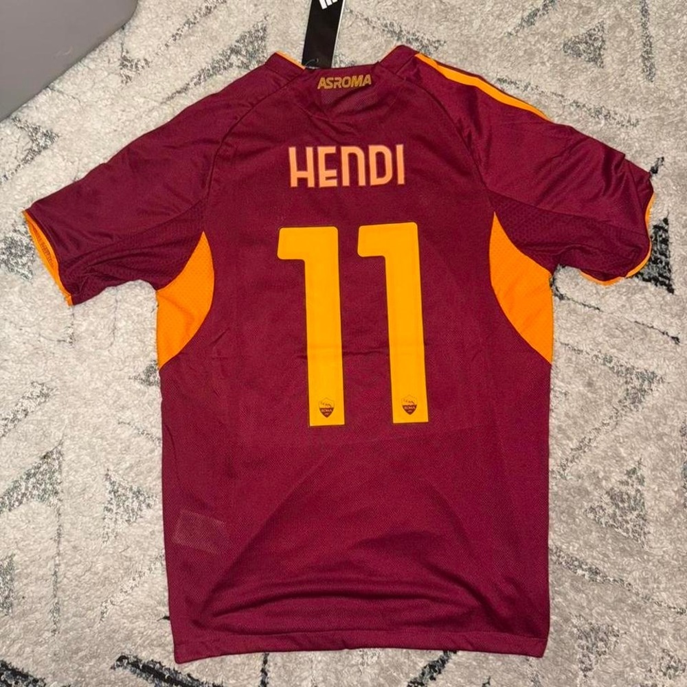Adidas AS Roma 25/26 Authentic Home Jersey Medium Slim Fit #11